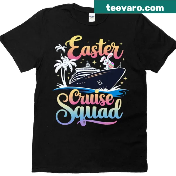 Family-themed Easter cruise squad t-shirt