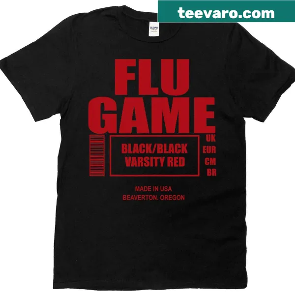 Retro gaming graphic t-shirt with playful flu-themed design