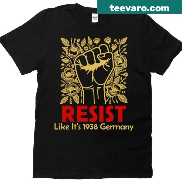 Bold statement T-shirt with 'Like Resist' text