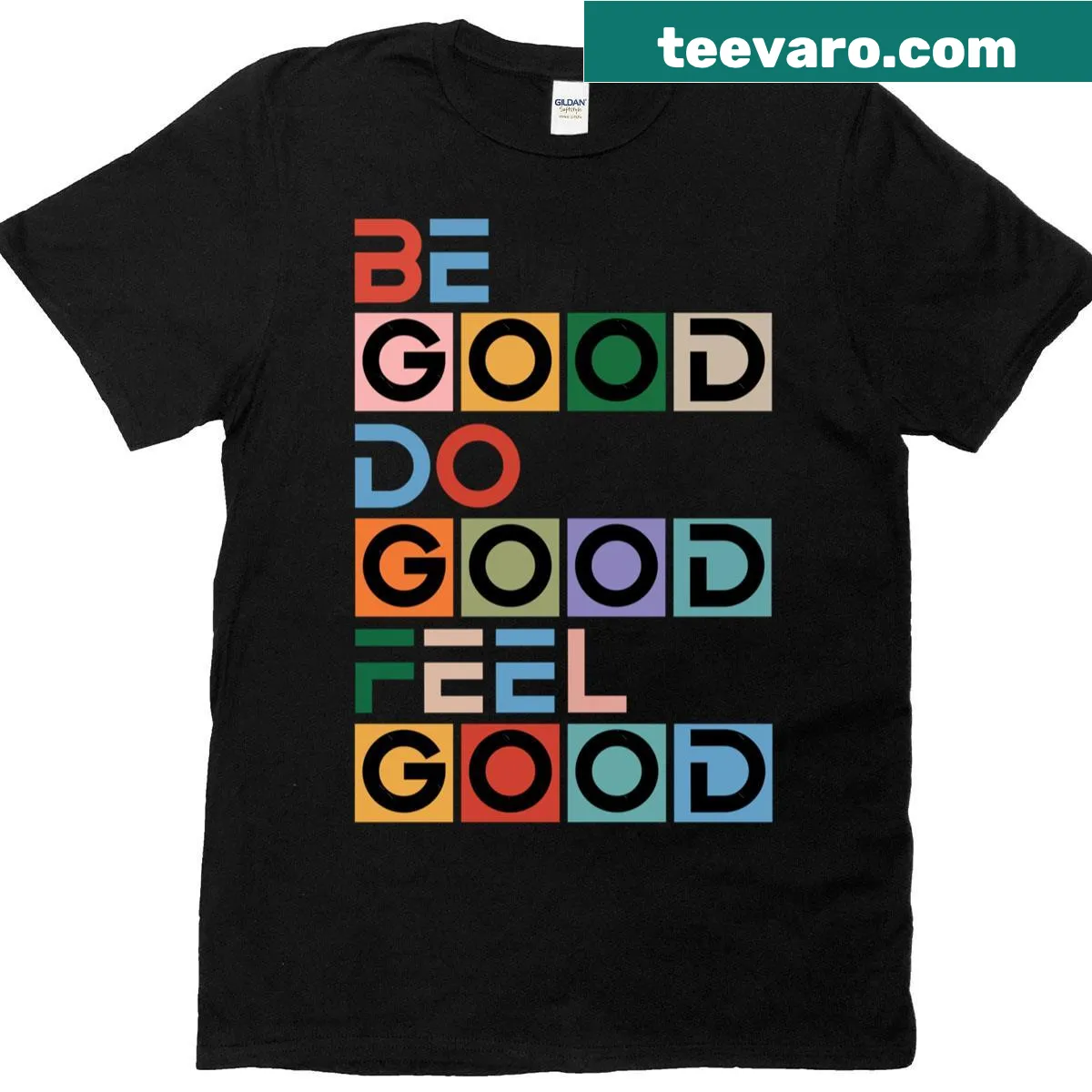 Inspirational graphic t-shirt featuring motivational text — on a men's t-shirt