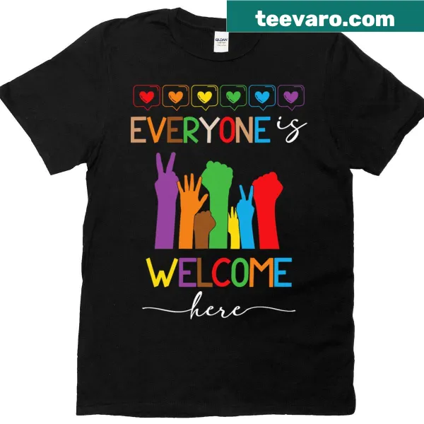 Teacher t-shirt featuring an inclusive message