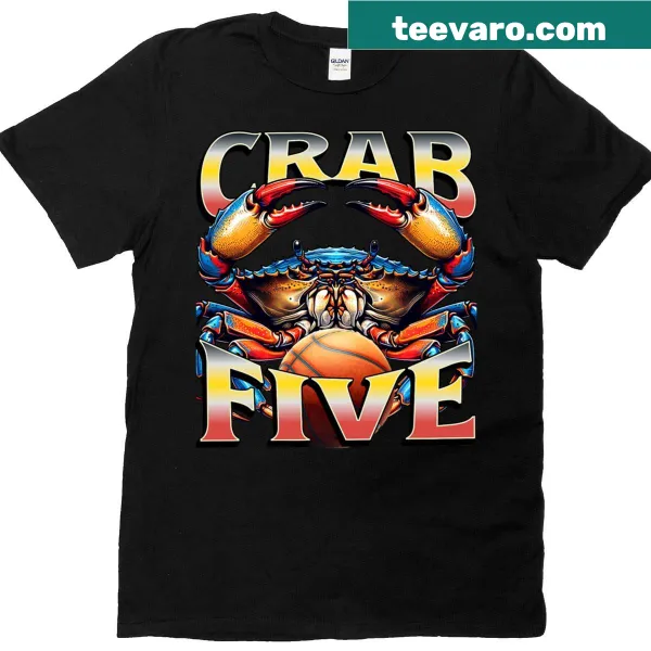 T-shirt with illustration of blue crab and Maryland state flag