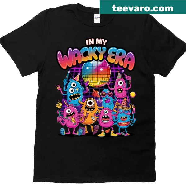 Wacky graphic T-shirt suitable for men and kids with playful design