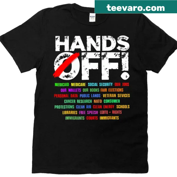 Text-based T-shirt for April 5 protest