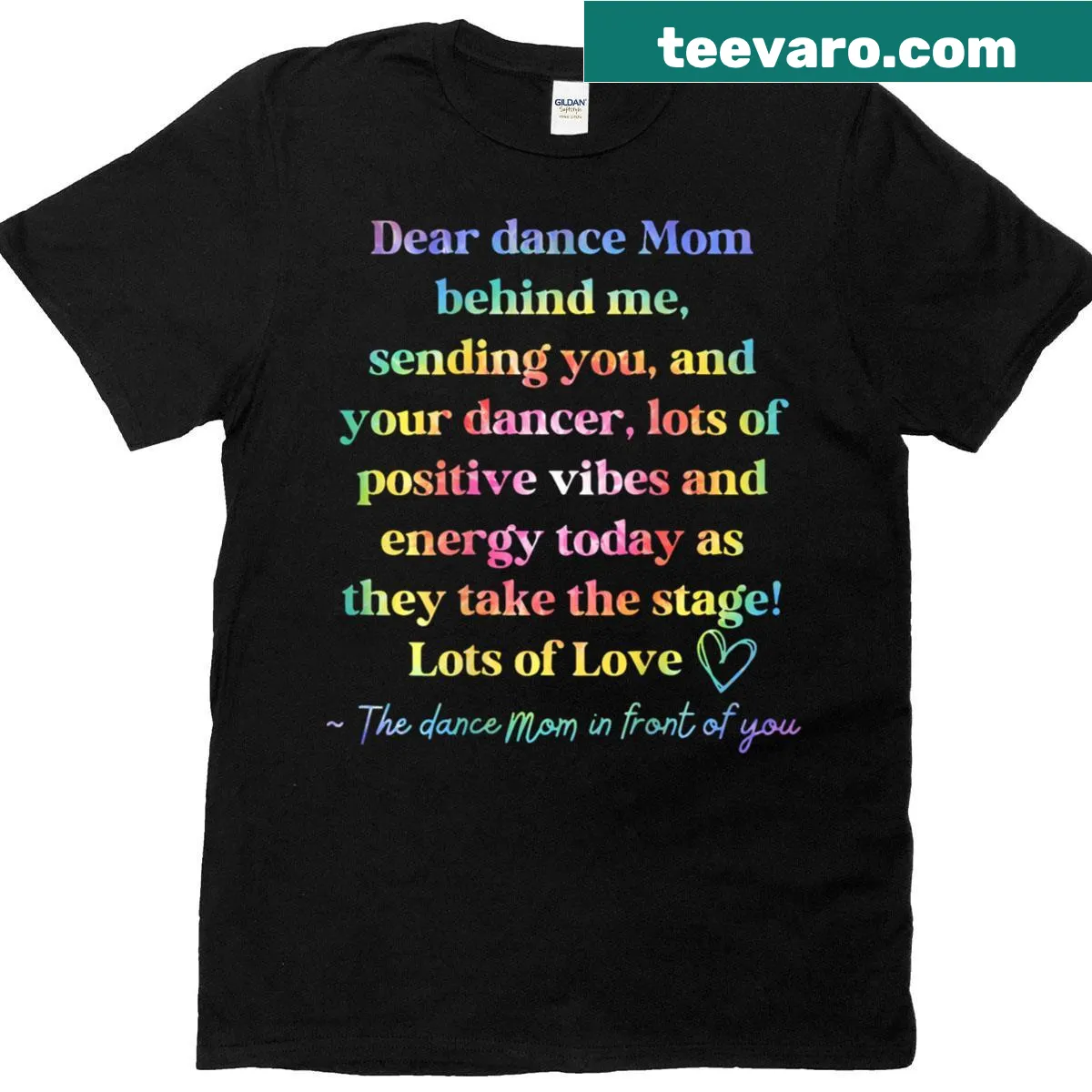 Vintage-style T-shirt for dance moms with tie-dye effect — on a men's t-shirt