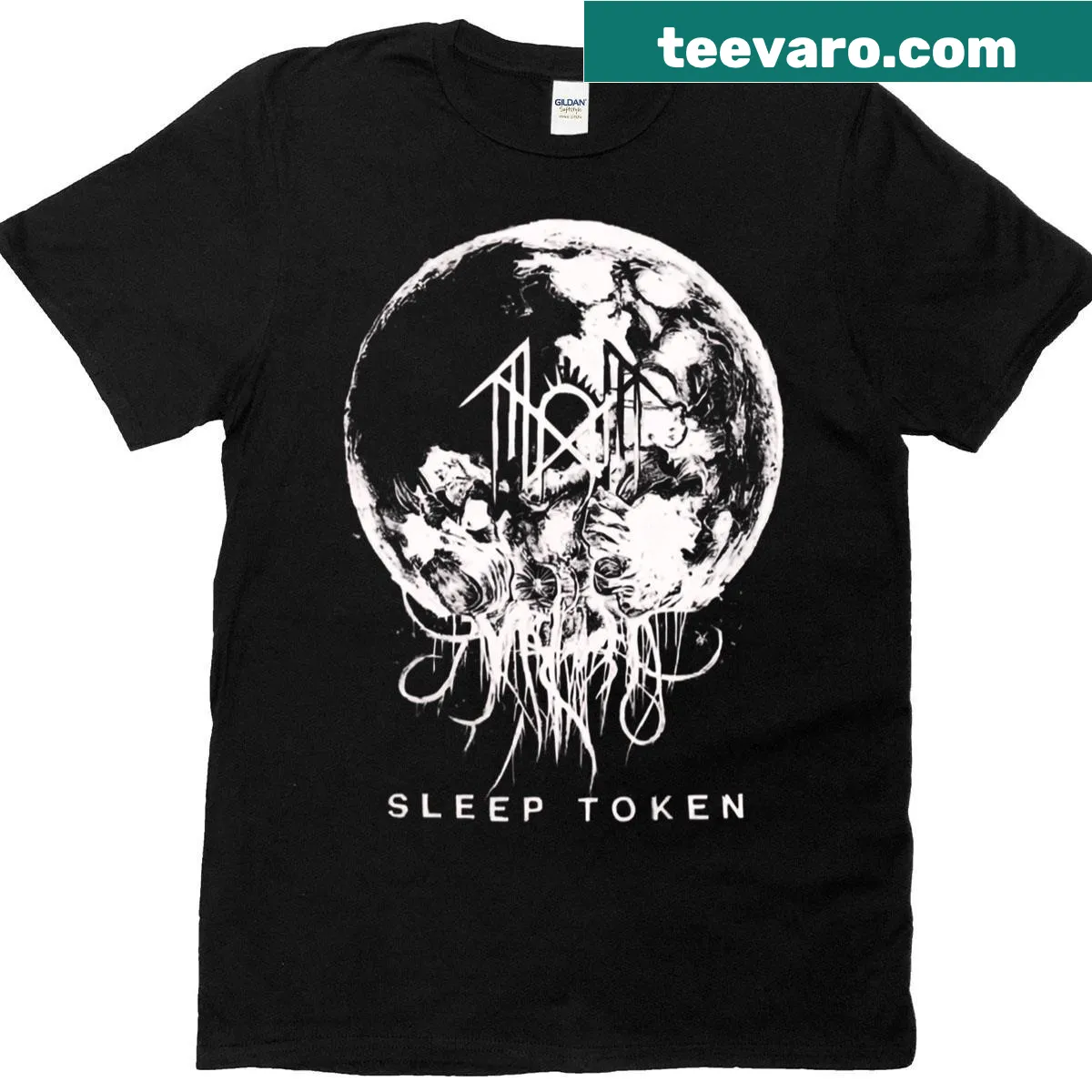 Retro T-shirt for music lovers with a soothing design and text — on a men's t-shirt