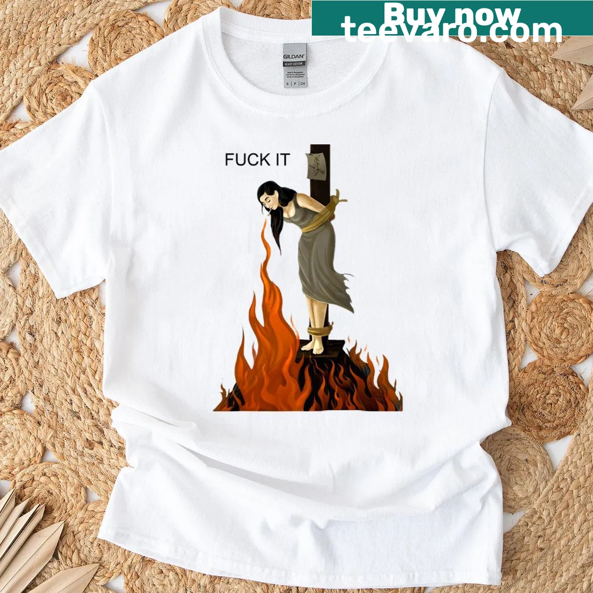 Sarcastic shirt with the phrase 'Stay Cool No Matter Fuck It'. — on a men's t-shirt