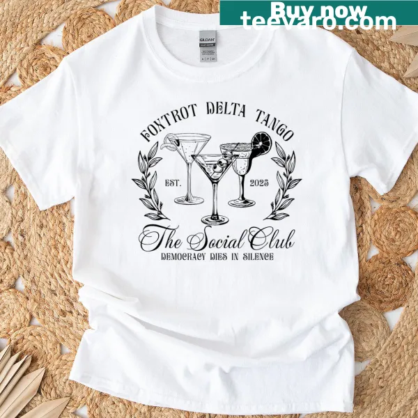 Funny T-shirt featuring the words Tangos The Foxtrots Deltas