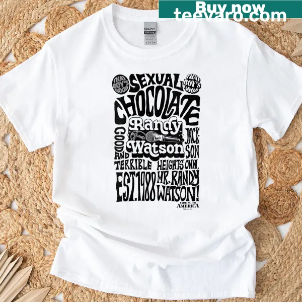 Funny V-neck T-shirt featuring Sexual Chocolate quote