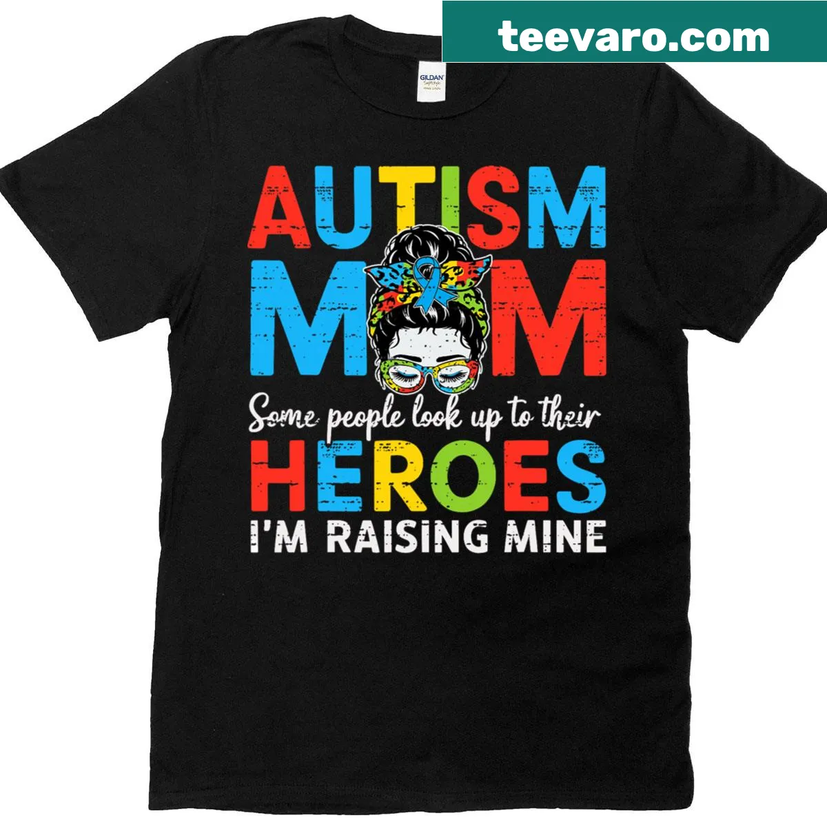 Autism Awareness T-shirt for mothers with heartfelt message — on a men's t-shirt
