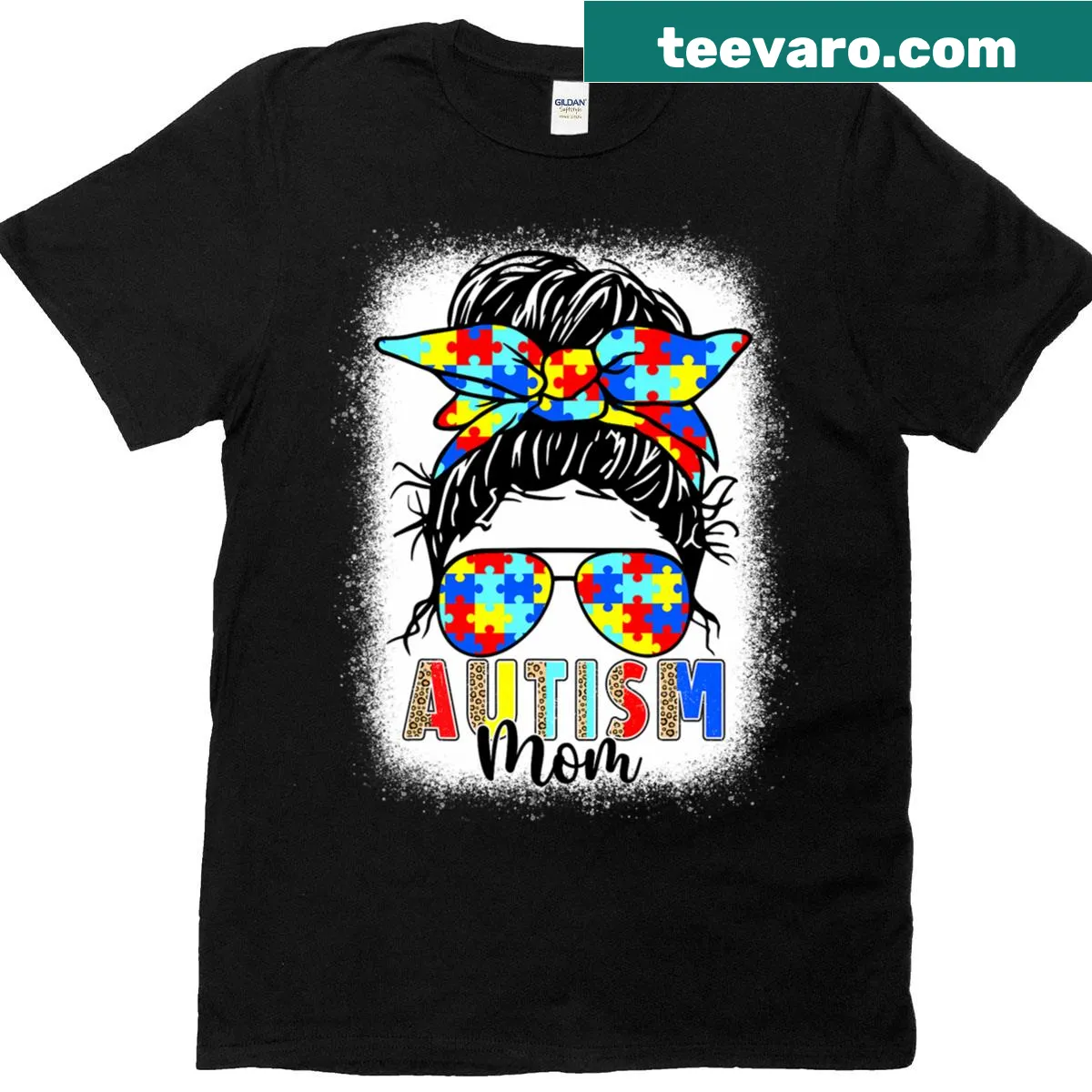 Heartwarming Autism Mom Life T-shirt for Mother's Day — on a men's t-shirt