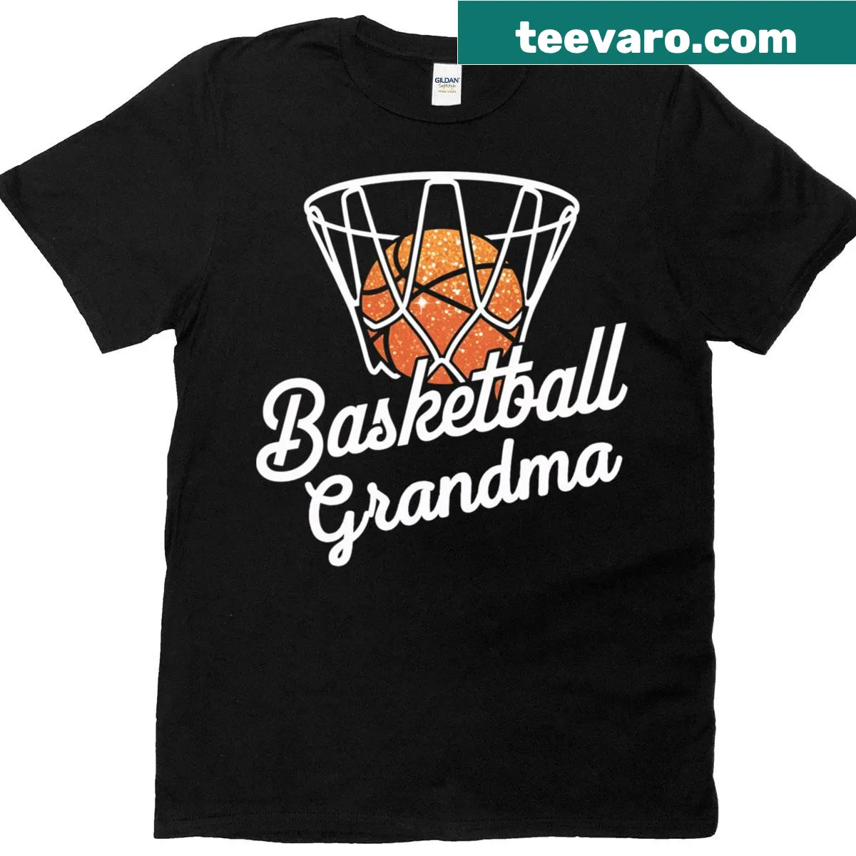 T-shirt featuring a basketball hoop graphic celebrating grandmas for Mother's Day — on a men's t-shirt