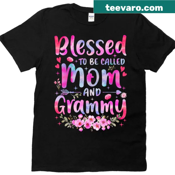 Sentimental T-shirt for grandmas with Blessed Mothers Day Grammy