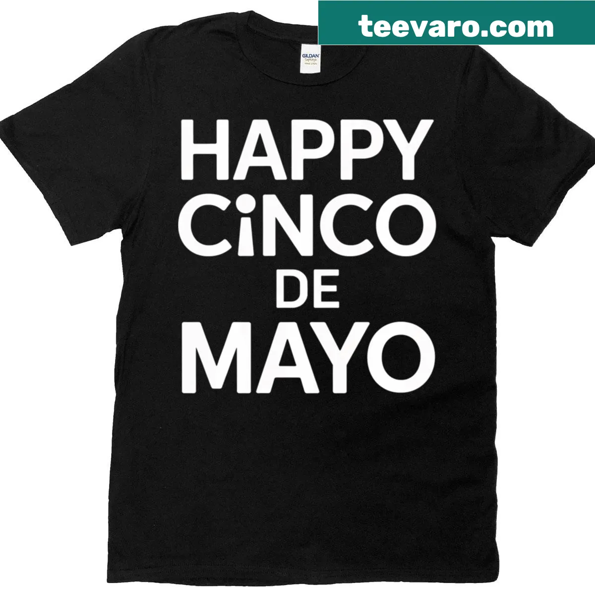 Cinco De Mayo shirt with playful typography celebrating the holiday — on a men's t-shirt