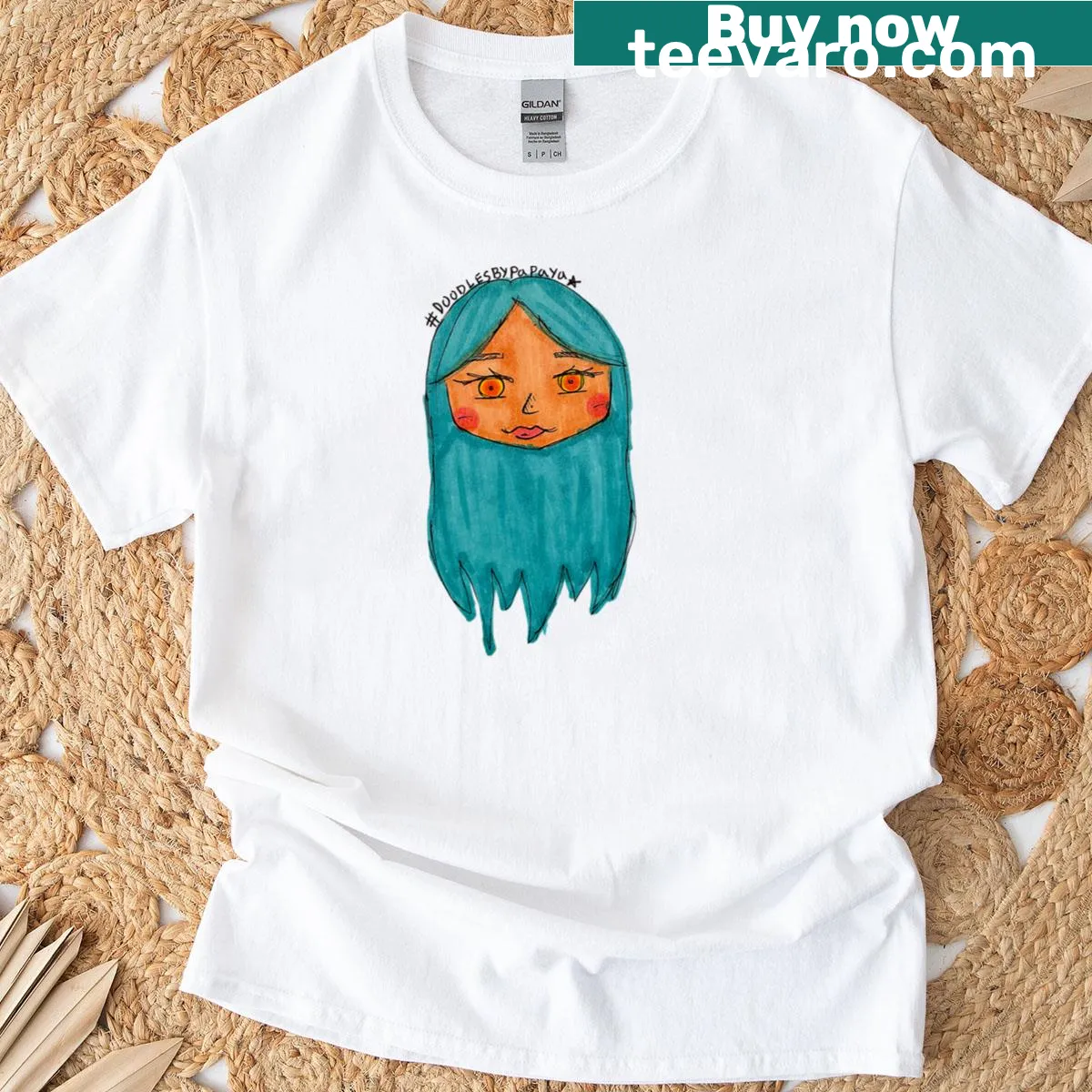 Anime-themed t-shirt with classic energy design — on a men's t-shirt