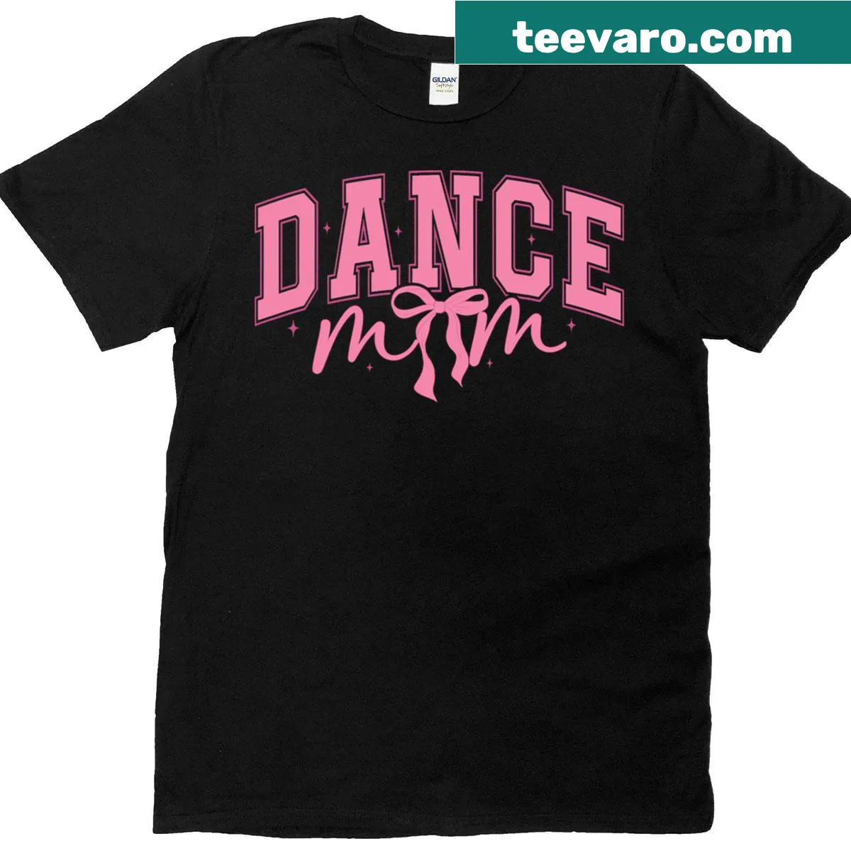 Retro checkered t-shirt for dance moms with 'Coquette Mama' and a bow — on a men's t-shirt