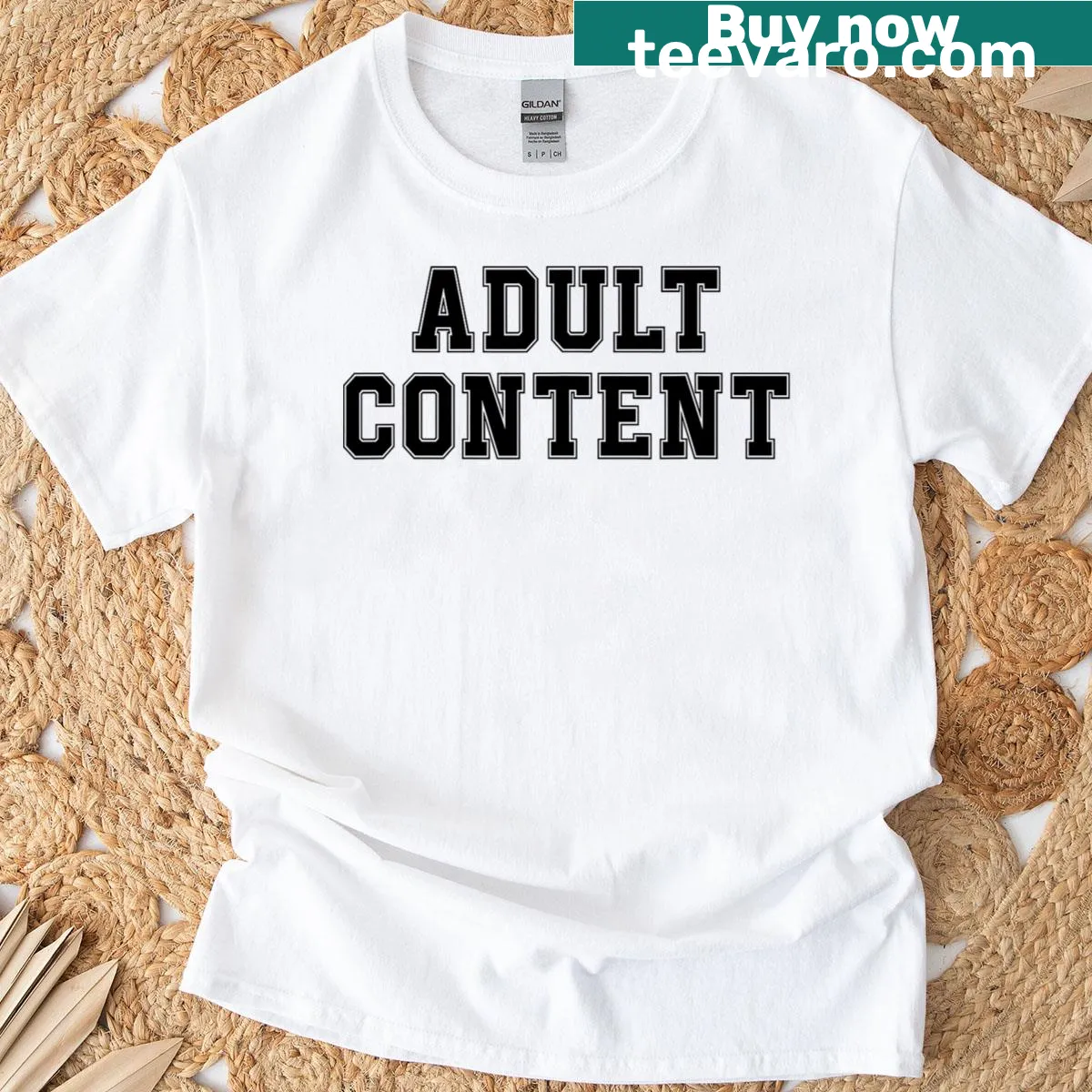 Funny adult content t-shirt with a humorous phrase — on a men's t-shirt