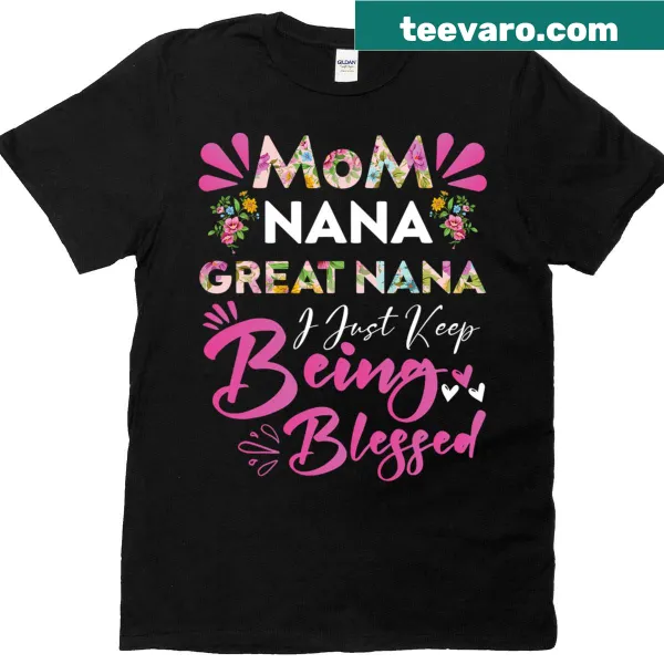 T-shirt expressing gratitude for mothers and grandmothers on Mother's Day
