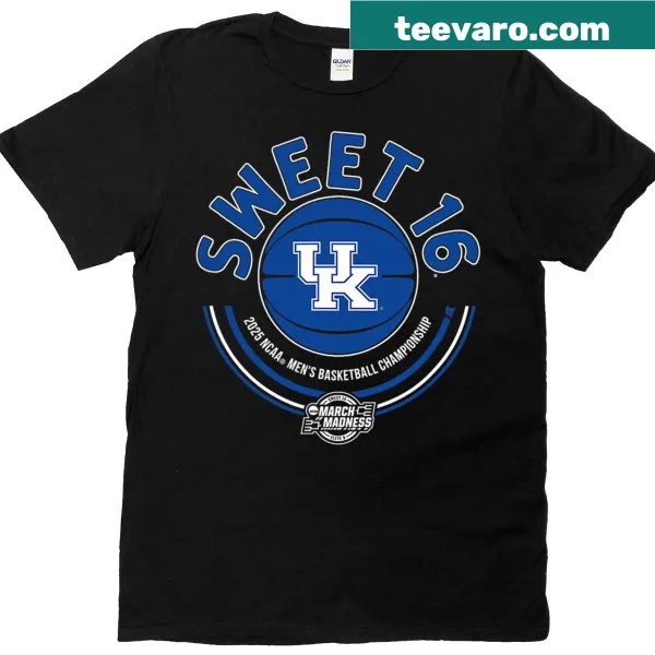 Kentucky Sweet Sixteen Basketball T-shirt with bold design