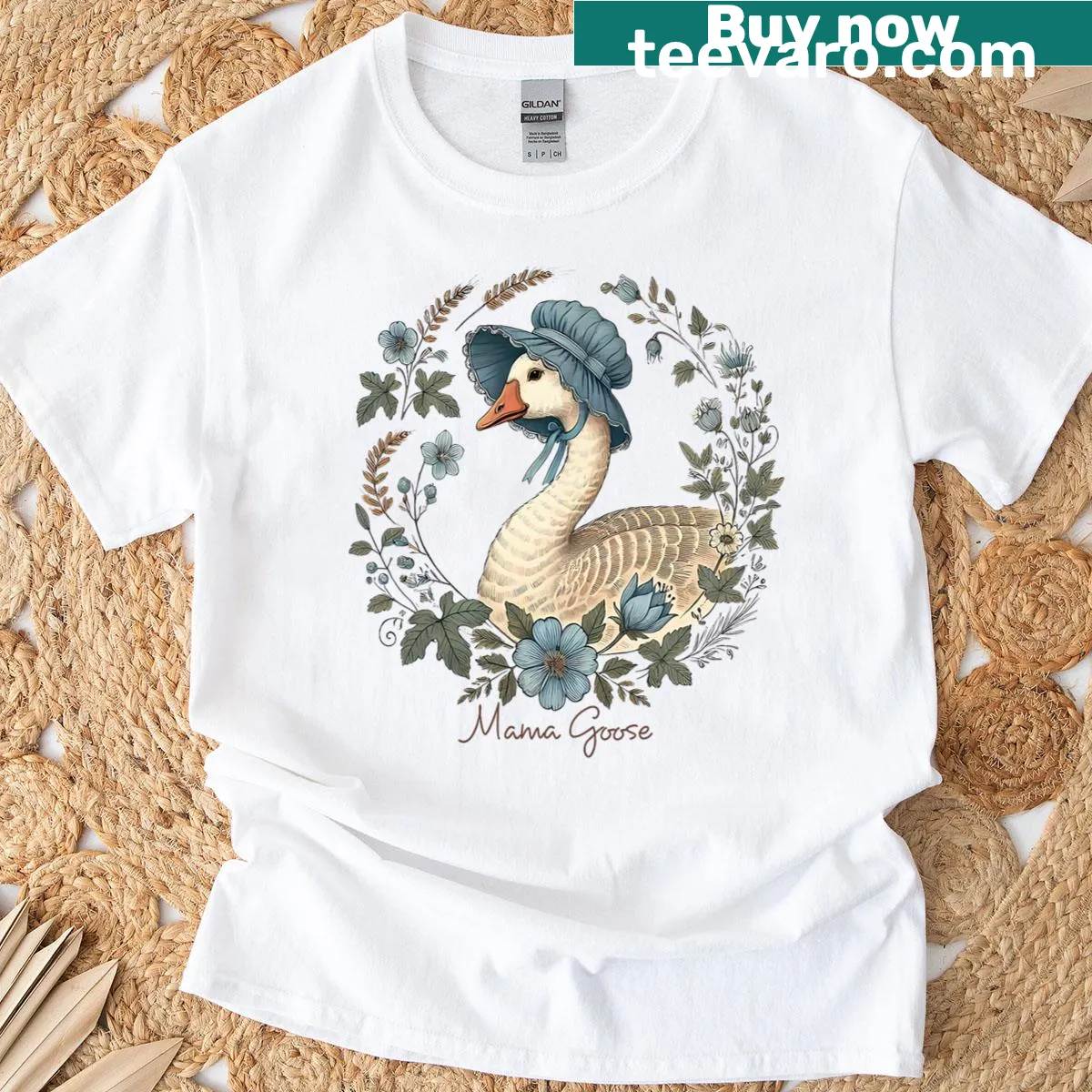 Funny T-shirt depicting a magical grandmother managing family chaos — on a men's t-shirt