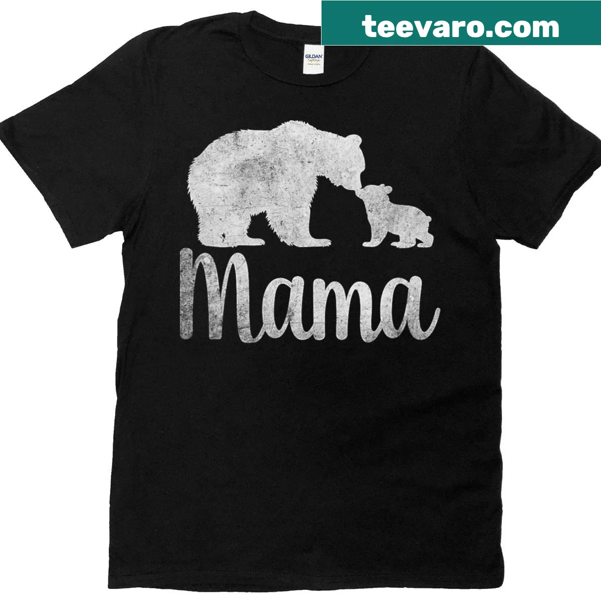 Sentimental typography t-shirt for moms with V-neck design — on a men's t-shirt