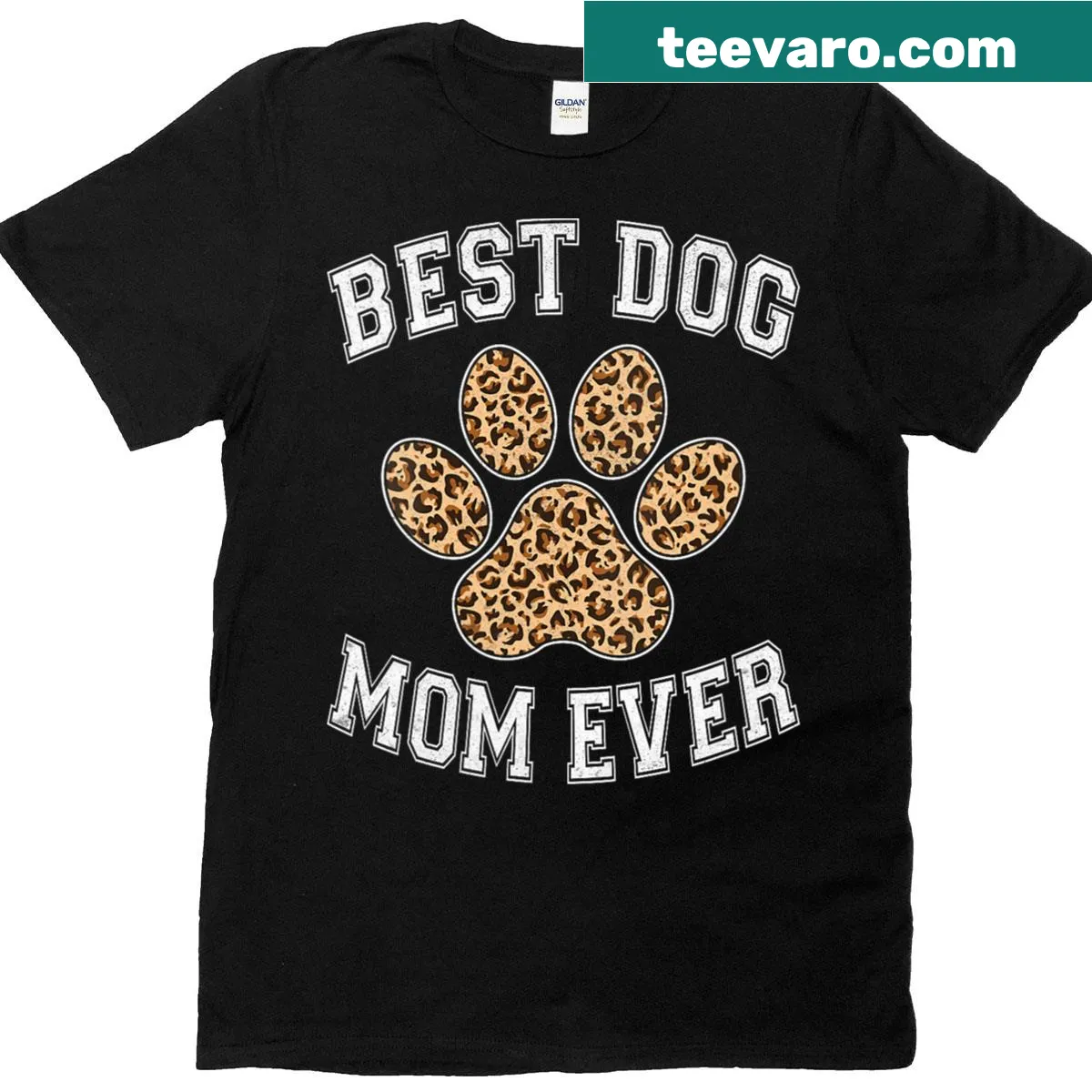 Dog Mom t-shirt with the phrase Best Dog Mom Ever — on a men's t-shirt