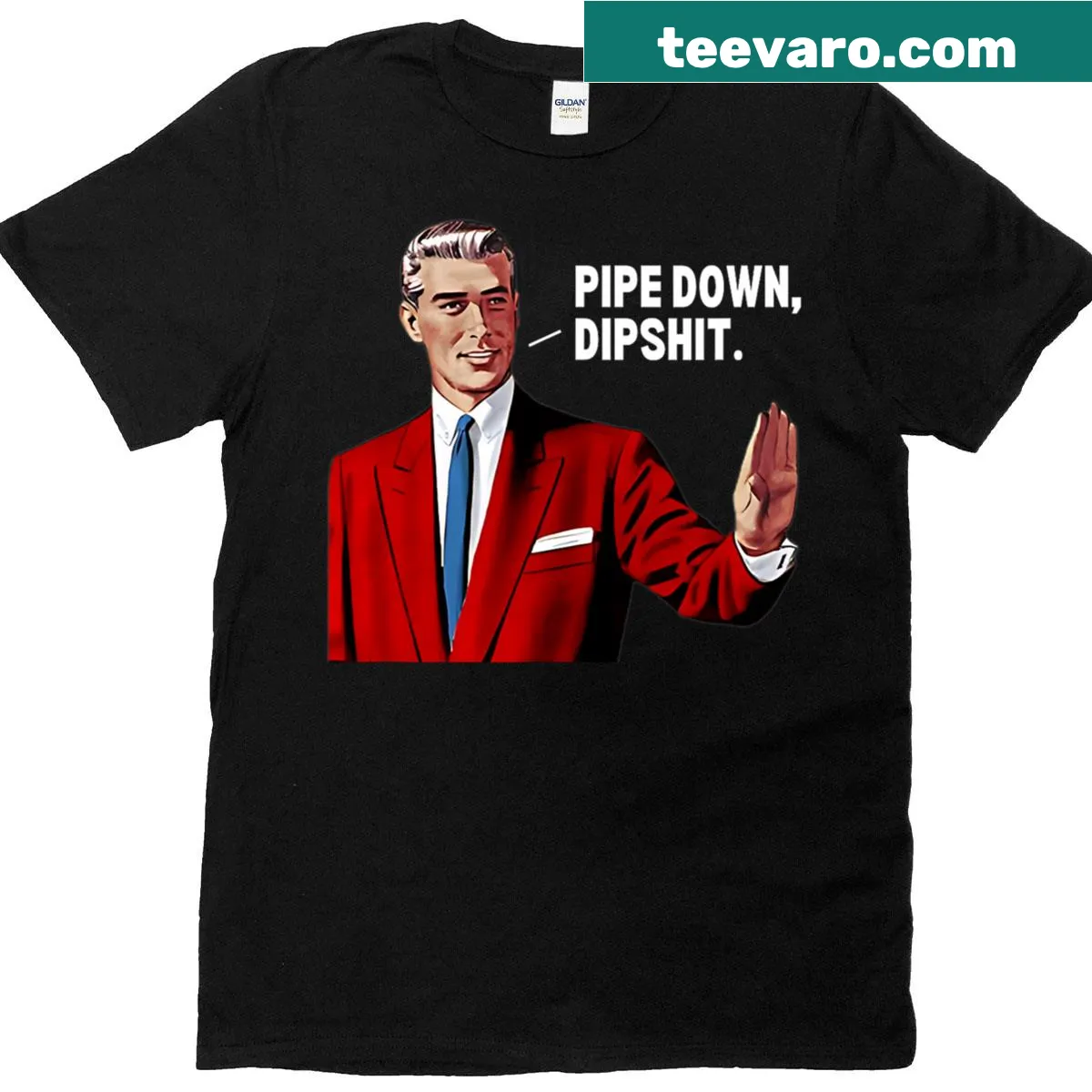 Funny graphic T-shirt with sarcastic message — on a men's t-shirt