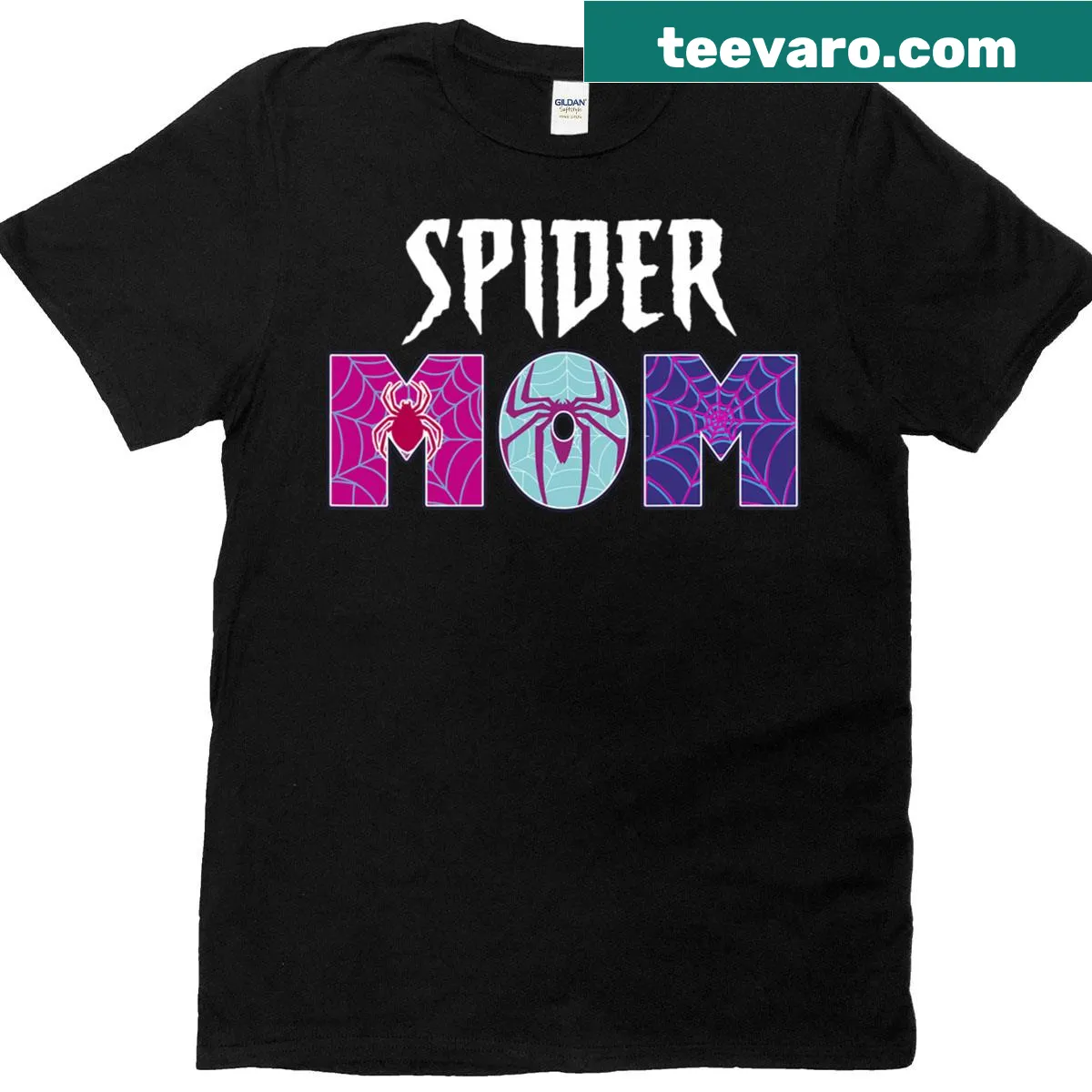 Funny spider family cartoon on a Mother’s Day T-shirt — on a men's t-shirt