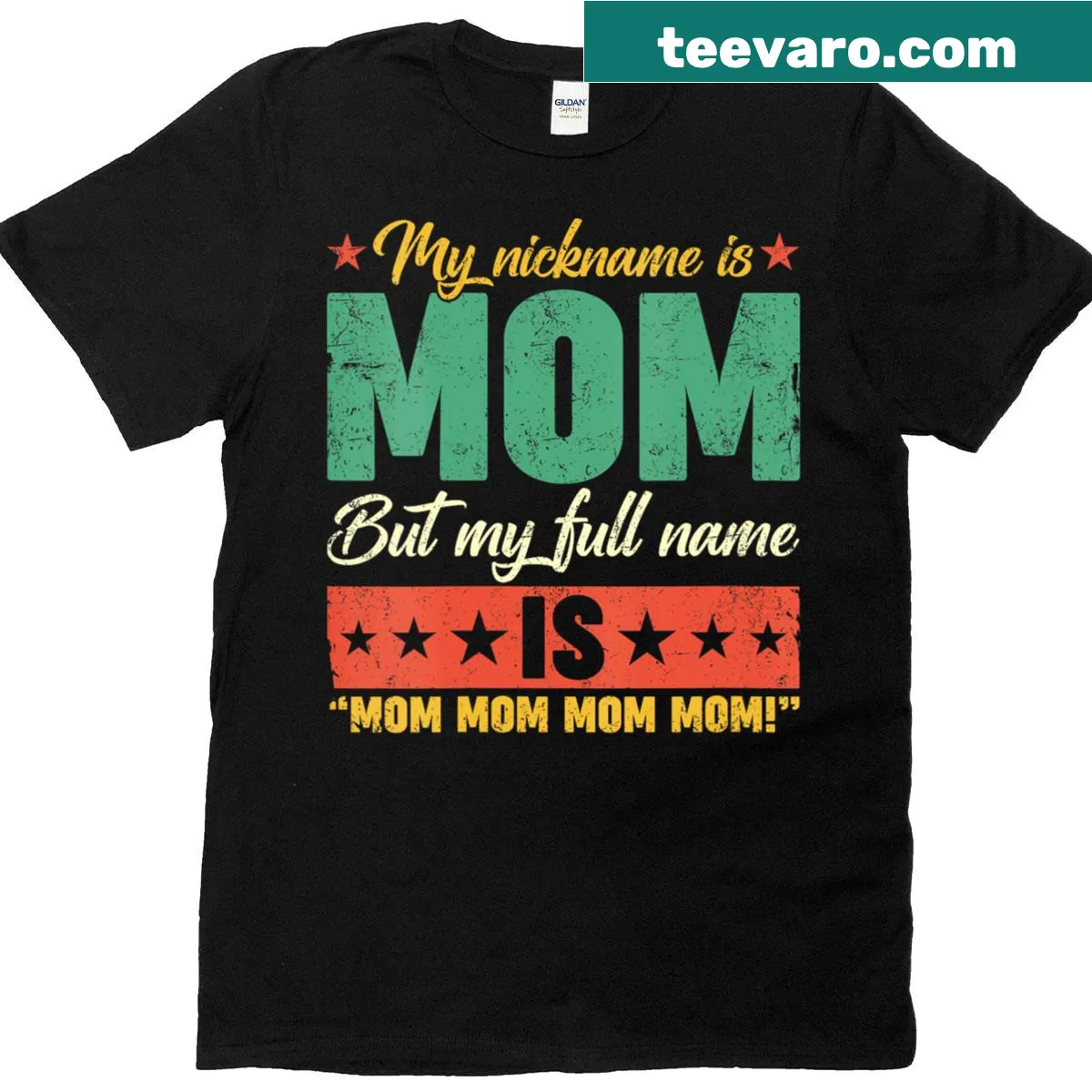 Heartfelt T-shirt celebrating moms with a loving message — on a men's t-shirt