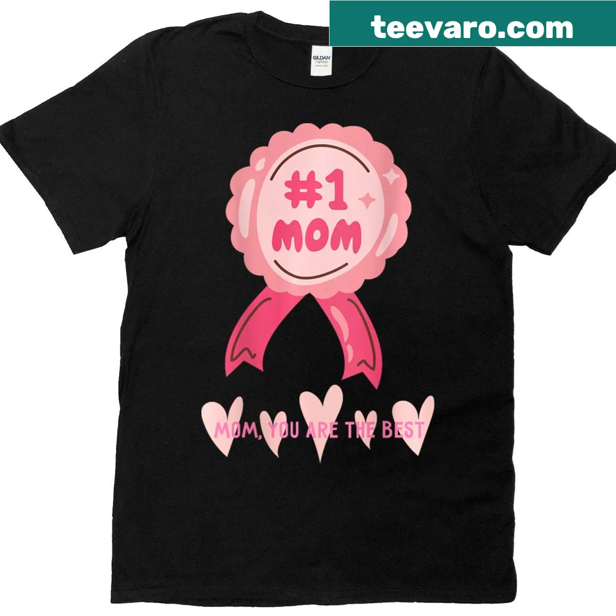 Elegant typography t-shirt expressing love for mothers — on a men's t-shirt