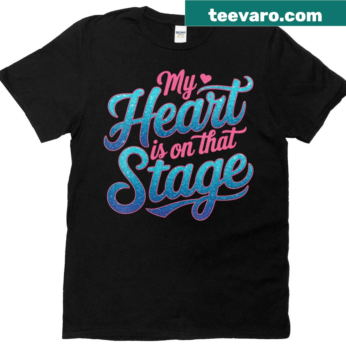 Dance Mom t-shirt with a retro message about supporting young dancers. — on a men's t-shirt