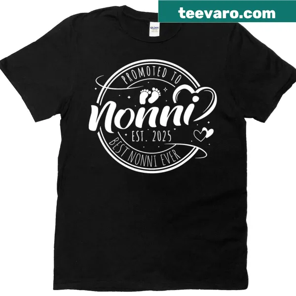 T-shirt celebrating grandmother's promotion to Nonni