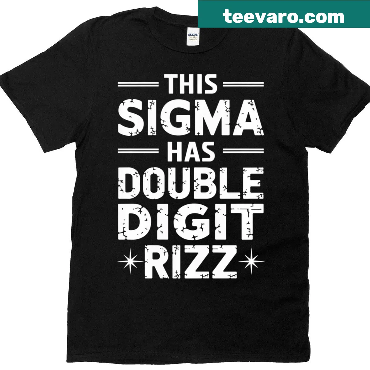 Graphic tee with humorous Sigma quote in bold typography — on a men's t-shirt