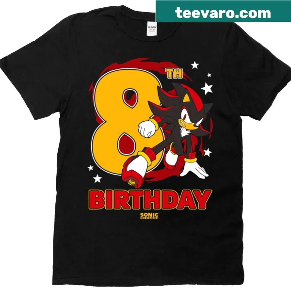 Sonic the Hedgehog T-shirt for 8th birthday