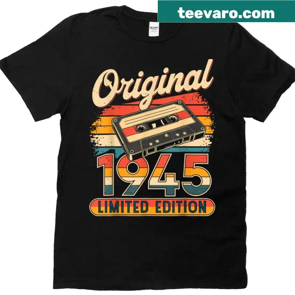 Funny 80th birthday T-shirt with playful text for celebration