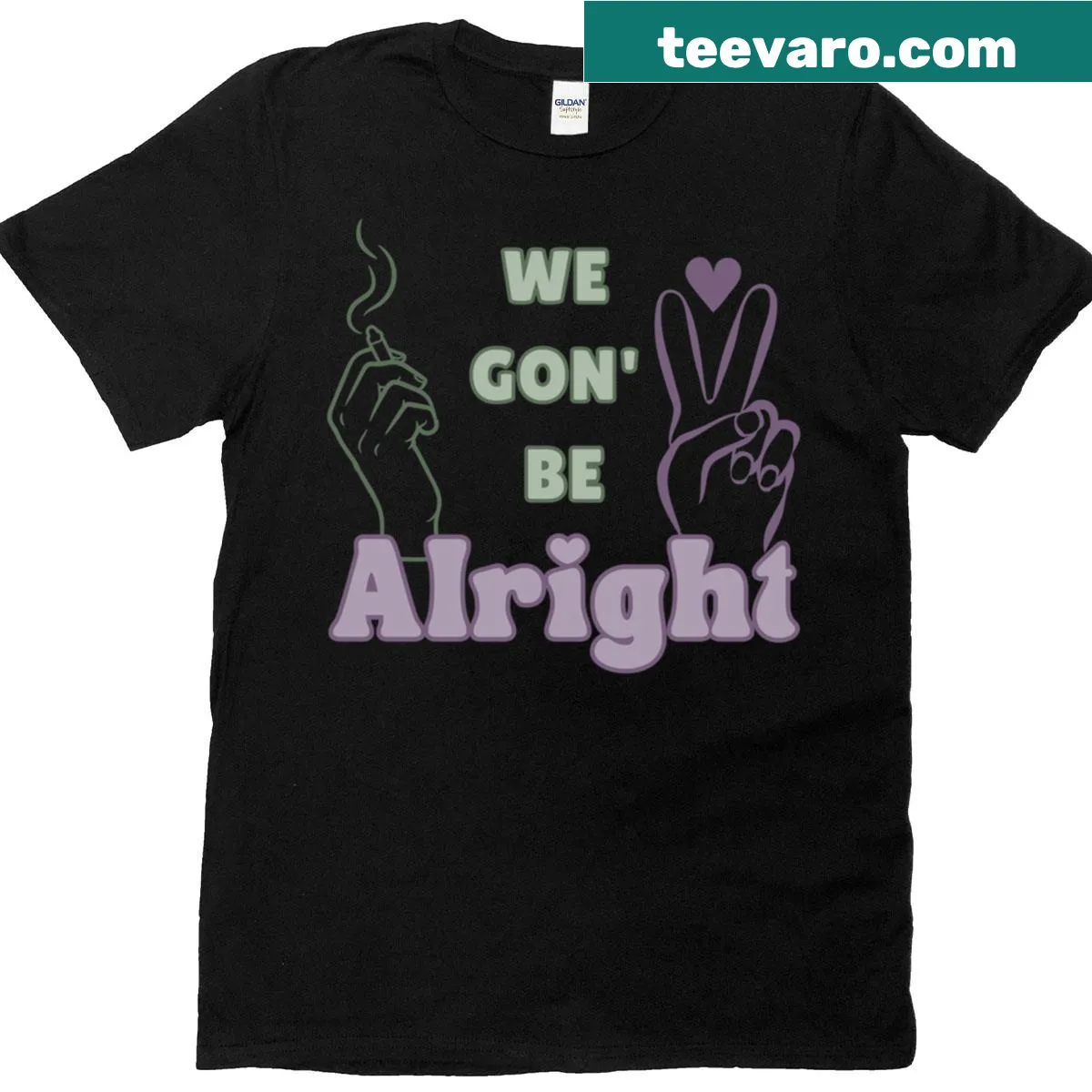 Text graphic saying 'Care Self' on classic T-shirt — on a men's t-shirt