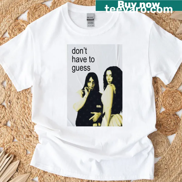 Text graphic t-shirt celebrating Charli XCX and Billie Eilish