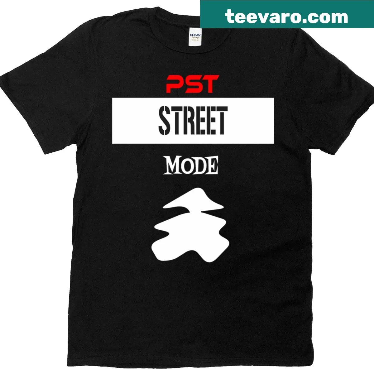 Urban badge emblem graphic on Classic Street Mode T-shirt — on a men's t-shirt