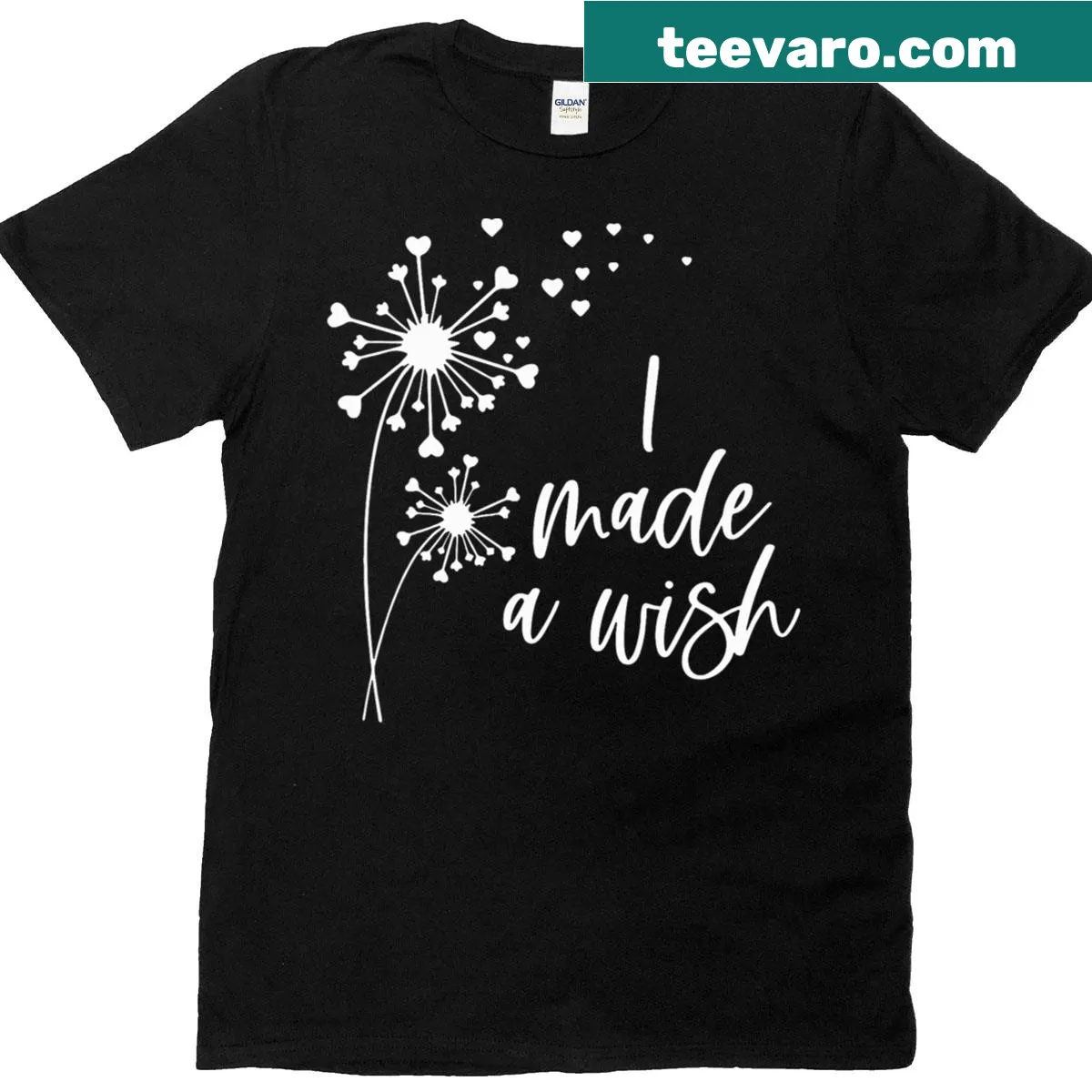 Dandelion graphic with a sentimental phrase for moms. — on a men's t-shirt