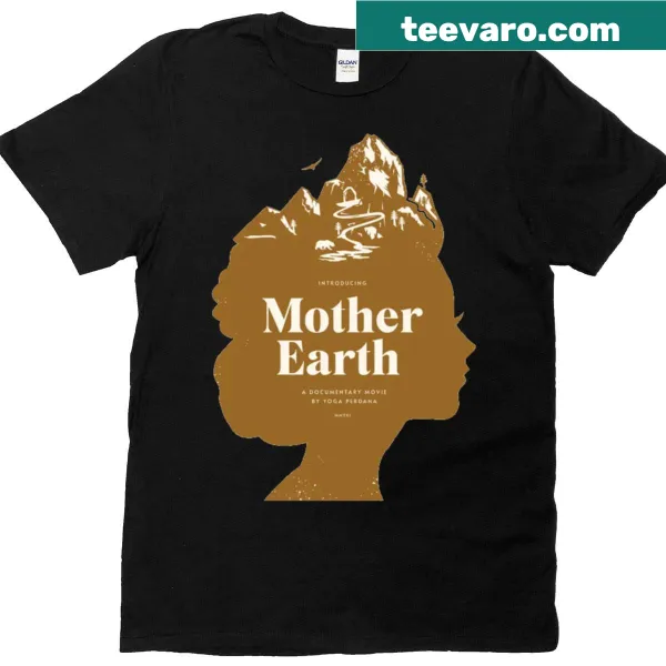 Graphic celebrating Earth Mother on a classic T-shirt