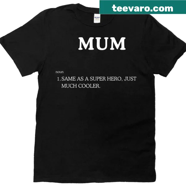 Stylish shirt for cool moms with modern graphic design.