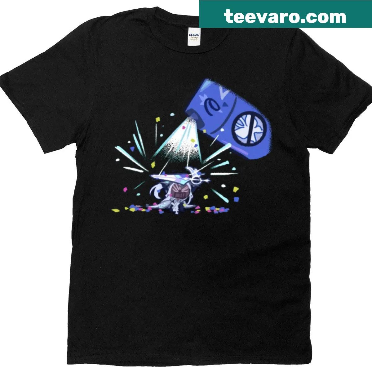 Charming faerie illustration on a whimsical T-shirt — on a men's t-shirt