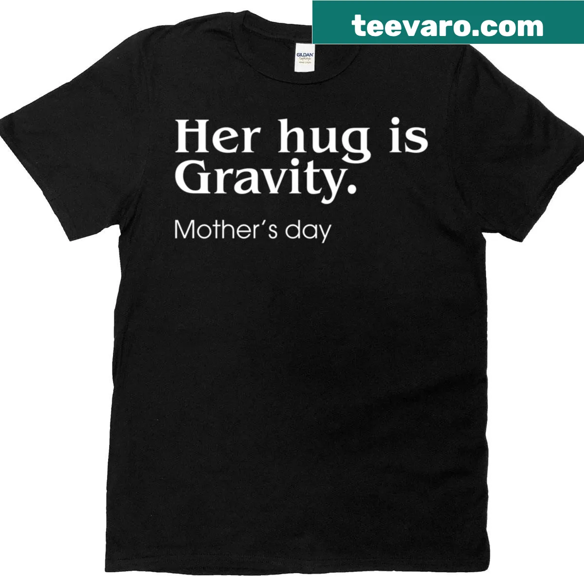 Sentimental design celebrating a mother's hug — on a men's t-shirt