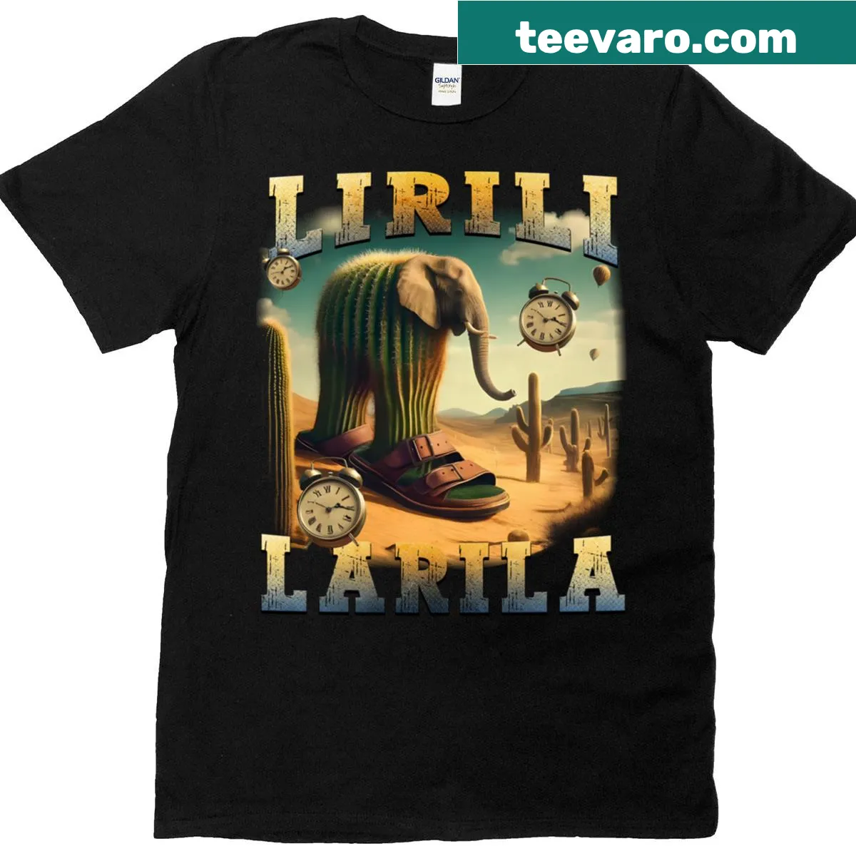Funny Italian meme-themed t-shirt with humorous typography — on a men's t-shirt