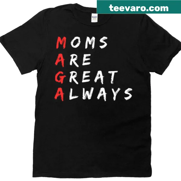 Sentimental typography celebrating moms on a classic T-shirt