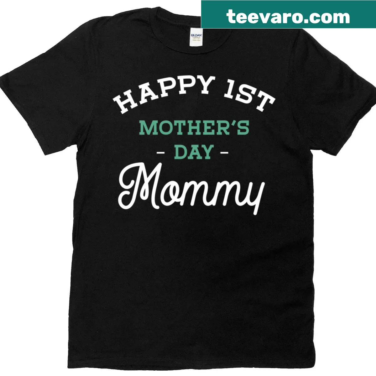 Heartfelt classic t-shirt celebrating first Mother's Day — on a men's t-shirt