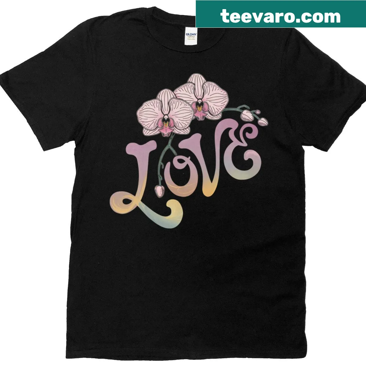 Classic T-shirt with the phrase 'Blooming Love' for Mother's Day — on a men's t-shirt