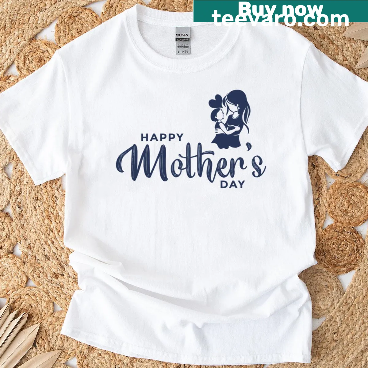 Heartwarming graphic honoring mothers on their special day — on a men's t-shirt