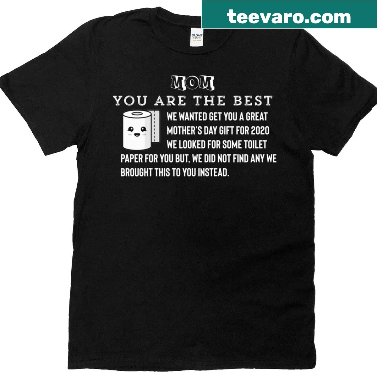 Classic typography t-shirt celebrating moms for Mother's Day. — on a men's t-shirt
