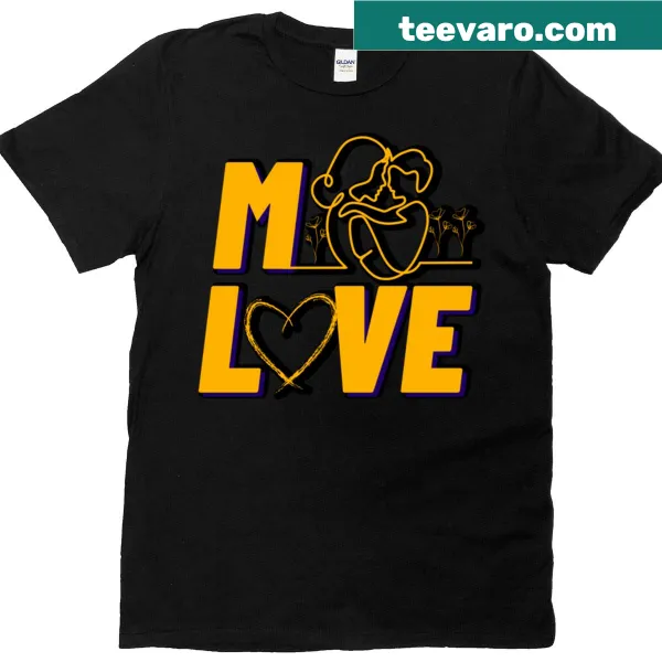 Typography t-shirt with the phrase 'Mothers Love'
